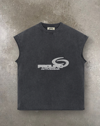 Activewear Boxy Sleeveless (Vintage Black)