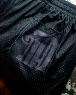 Black 'PROLIFIC' Double Layered Mesh Short