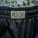 Black 'PROLIFIC' Double Layered Mesh Short