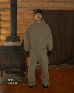 'Faded Oak' Straight Leg Sweatpant