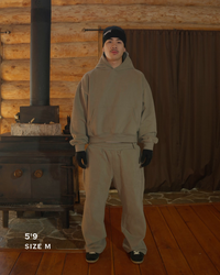 'Faded Oak' Straight Leg Sweatpant