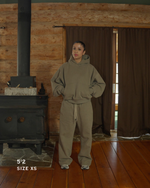 'Faded Oak' Straight Leg Sweatpant