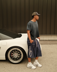 Navy Ultra Baggy Ball Shorts