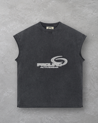 Activewear Boxy Sleeveless (Vintage Black)